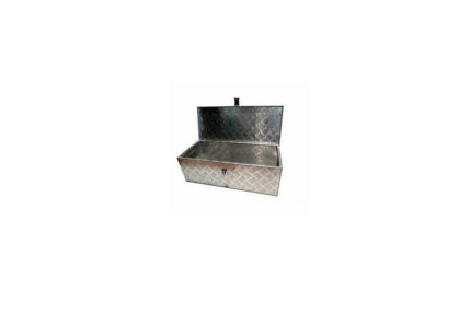 Coffre de rangement en aluminium 76 x 33 x 24.5 cm